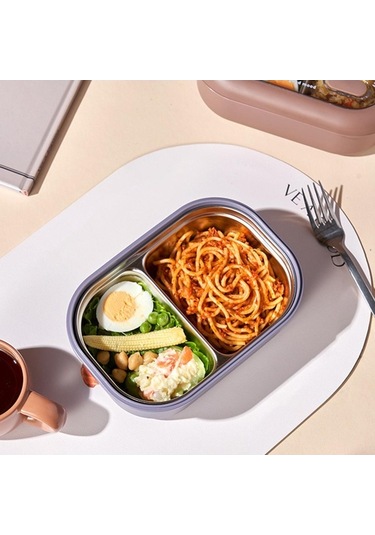 Novahub Çocuk Bento Kutusu - Yeniden Kullanılabilir, Paslanmaz Çelik, 950ml, Kahverengi Çocuk Ve Yetişkinler İçin Uygun, Sızdırmaz, Yalıtımlı Öğle Yemeği Kutusu Kahverengi