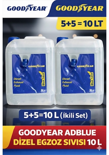 Motorx Ultra Performans Adblue Dizel Egzoz Sıvısı 10 Litre 5+5 10 Lt 2 Li Set