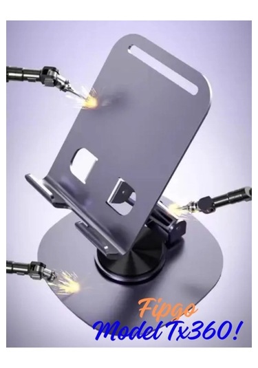 Model Tx360 Masa Üstü Tablet Ve Telefon Tutucu Stand 360 Derece Döndürülebilir