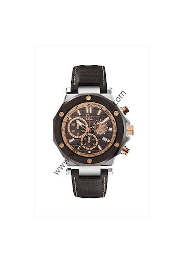 Guess Collection Uyumlu Siyah 22mm Deri Kordon