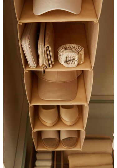 Ocean Home Textile 6 Katlı Jüt Dolap İçi Düzenleyici 21 x 30 x 95 cm