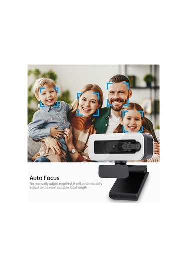 Dancemonkey 4k Otomatik Odaklı Usb Web Kamerası - Gürültü Azaltıcı Mikrofon Ve Gizlilik Kapısı İle Video Konferans