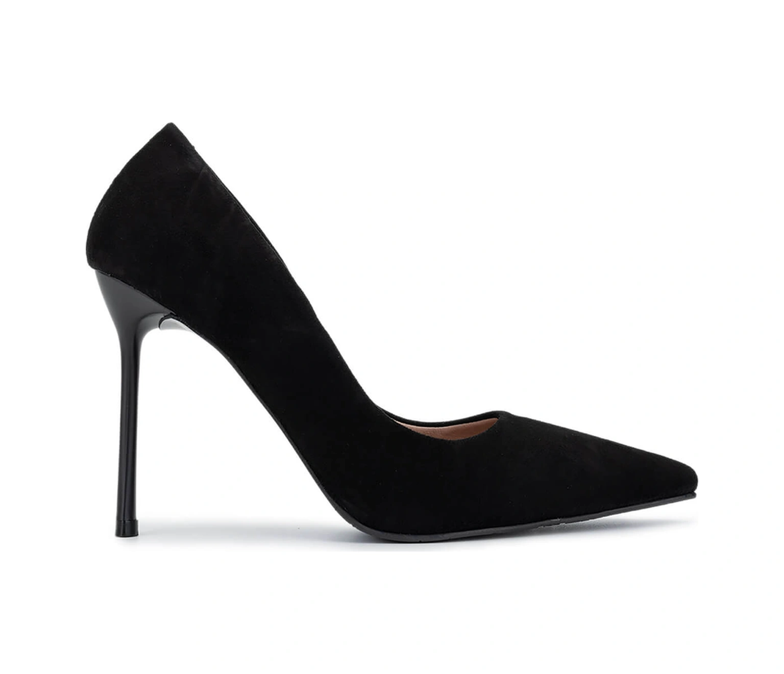 Tamer Tanca Kadın Hakiki Deri Siyah Süet Topuklu Ayakkabı 1129 109 Bn Ayk Sk25-26 Sıyah Suet Siyah Süet