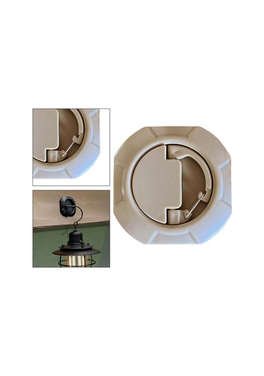 Suntek Çadır Kanopi Kancası Dişli Işık Sırt Çantasıyla Haki