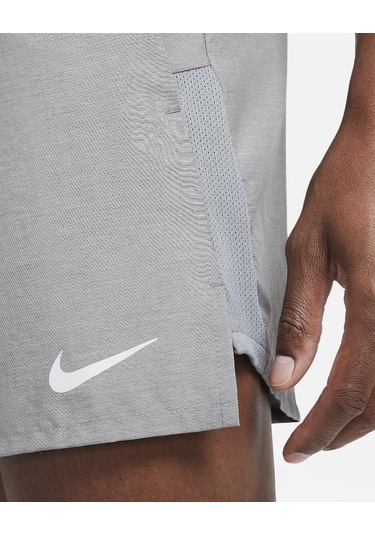 Challenger 5" Erkek Astarlı Koşu Şortu Gri