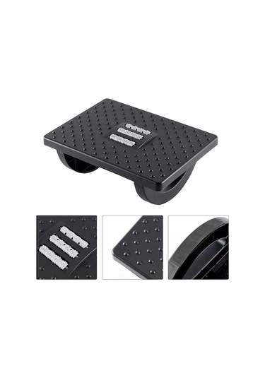 Hombey Ofis Ayak Masağı - Ergonomik Kaydırmalı Ayak Masajı Fonksiyonu İle Rahatlık, Temizliği Kolay Beyaz