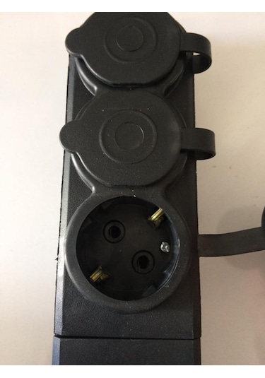 220 Kauçuk 3 Lü Grup Priz Kablosuz