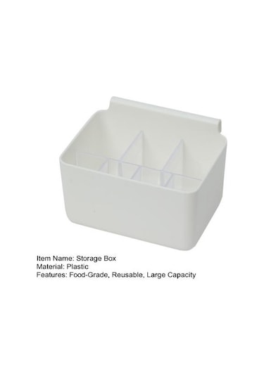 Buzdolabı Organizatör Kullanışlı Esnek Sabitleme Plastik Buzdolabı Yan Kapı Dağıtıcı Saklama Kutusu Ev Gereçleri