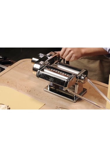 Marcato Atlas 150 Elektrikli Motorlu Makarna Kesme Makinası Gümüş