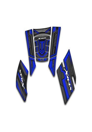 Xmax Tank Pad Seti 2019-23 Karbon Mavi