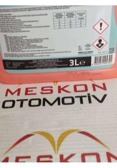 Total Glacelf Auto Supra Antifriz 3 Litre Üretim Ekim2021