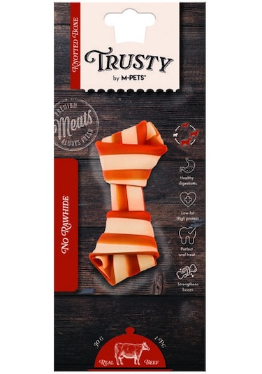 M-pets Trusty Tatlı Patatesli Biftekli Düğüm Kemik 50 Gr 11,5 Cm