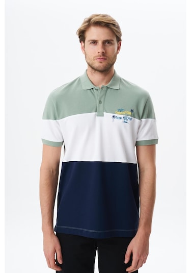 Arma Erkek Regular Fit % 100 Pamuk Pike Polo Yaka Tişört Y29374355302 Yeşil