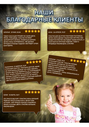 Creotoy 3d Kalem İçin Siyah Plastik, 3d Abs Çubukları 254254979