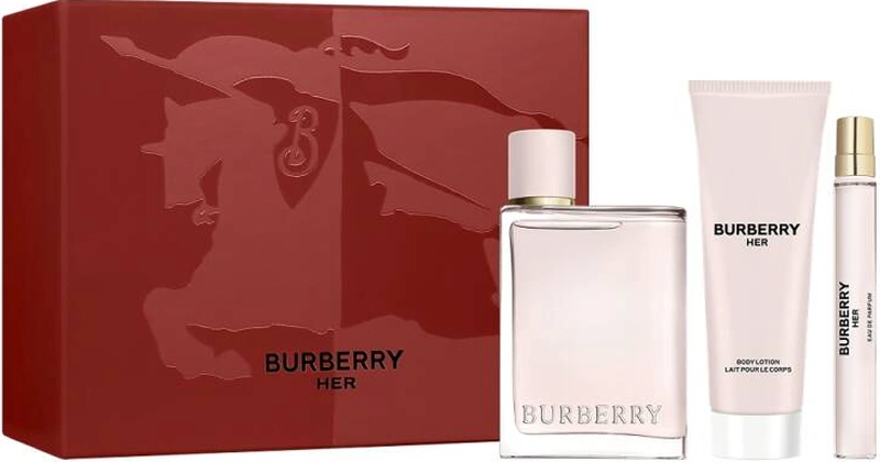 Burberry Her Edp 100 Ml + Body Lotion 75 Ml + Edp 10 Ml 3616305277022 Diğer
