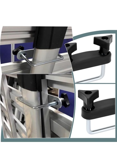 Tavan Kutusu Braketleri U Şeklinde Kelepçeler Tavan Montaj Kelepçesi Bagaj Rafı Aksesuarları Tavan Rafı Desteği Tavan Rafı Aksesuarları