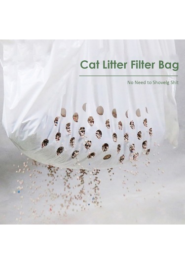 Mufunye Kedi Kumu Filtre Torbalı Astar Bağcıklı Eleme Özelliği