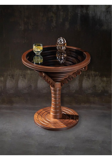 Galaxy Yan Sehpa Koltuk Sehpası Cam Sehpa