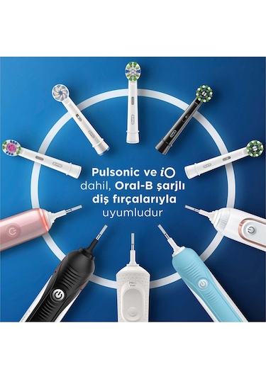 Oral-B Cross Action Şarjlı Diş Fırçası Yedek Başlığı 6'lı