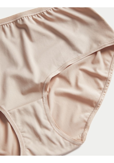 Marks & Spencer 5'li Dikişsiz Short Külot Seti Bej