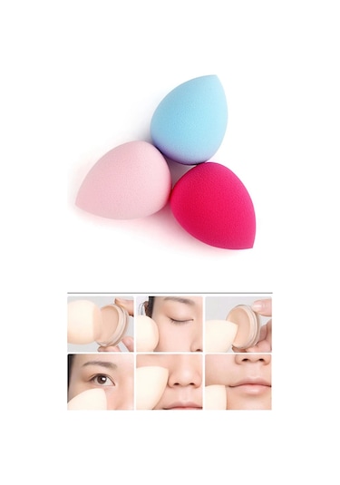 Hannah Makyaj Fırça Seti 15'li + Fondöten Süngeri 3'lü