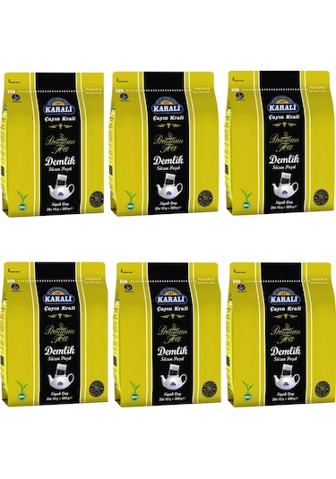 Karali Premium Demlik Poşet Siyah Çay 6 x 300 G