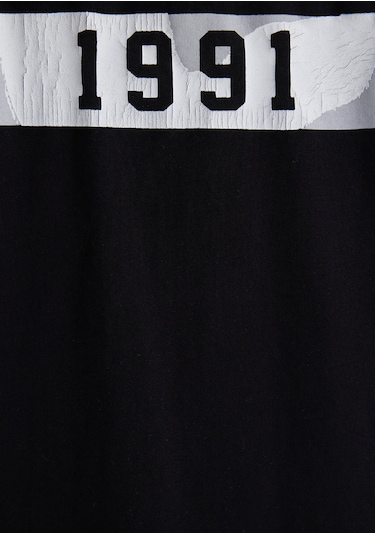 Mavi - 1991 Baskılı Siyah Tişört 0612573-900 Siyah
