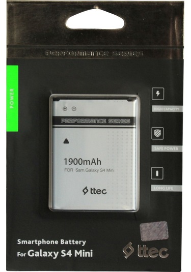 Ttec Galaxy S4 Mini İle Uyumlu Performans Batarya 1900 Mah 2btp7001