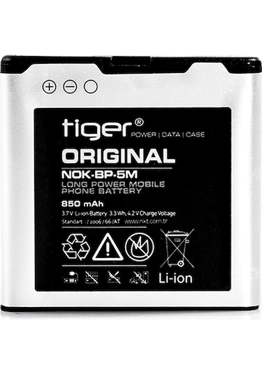 Tiger Nokia Bp-5M Batarya 850 Mah