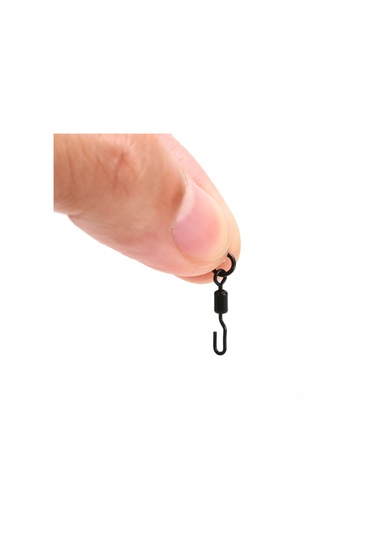 Kosona 30 Adet Çelik Carp Oltu Aksesuarı - Geniş Açılışlı 8-figür Döner Bağlantı - Tuzlu/taze Su Uyumlu - Yem Değişimi Hızlı