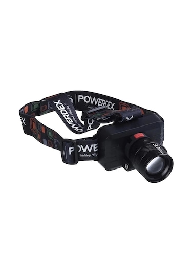 Powerdex Pd-7772 Usb Şarjlı Zoomlu Kafa Lambası Siyah