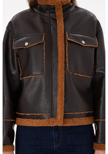 U.s. Polo Assn. Kadın Kahverengi Deri Mont-kaban 50297229-400 400kahverengı