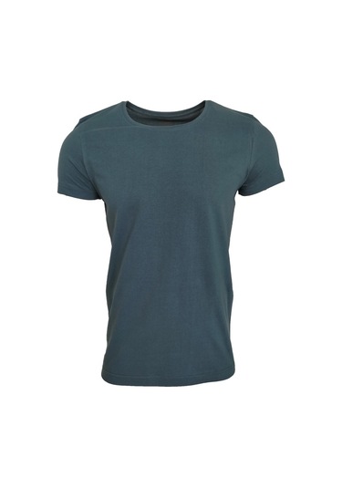 Petrol Mavi Basıc T-Shırt-Petrol