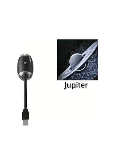 Honeybeeshop Jüpiter Yeni Güncellenmiş Usb Güçlü Araba Projektör Işığı 360 Dönebilen Taşınabilir Ortam Yıldızlı Gökyüzü Işığı Çatı Yatak Odası Oturma Odası Oda Festival Parti Gece Işığı