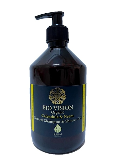Bio Vision Organik Aynısafa & Tespih Ağacı Şampuan & Duş Jeli 500 ML