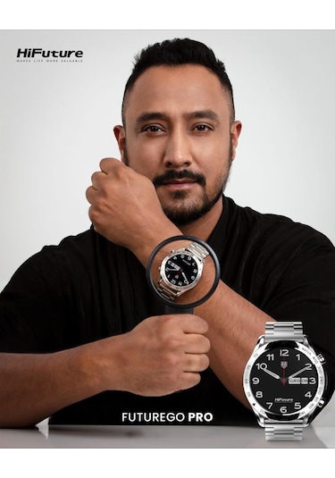 HiFuture FutureGo Pro 1.32" BT Arama AMOLED Ekran IP68 Su Geçirmez Akıllı Saat