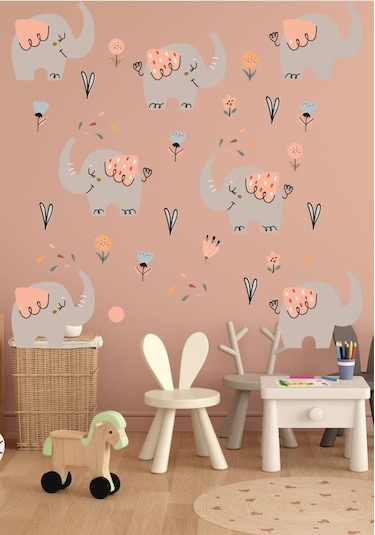 Sevimli Filler Çocuk Odası Duvar Sticker Dekorasyon