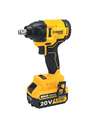 Sgs SGS5502 - 1/2 - 20 Volt 4 Amper 330 NM Çift Akülü Tork Akülü Darbeli Somun Sıkma Sökme Makine Seti