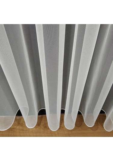 Perdefony Grek Zemin Düz Tül Perde