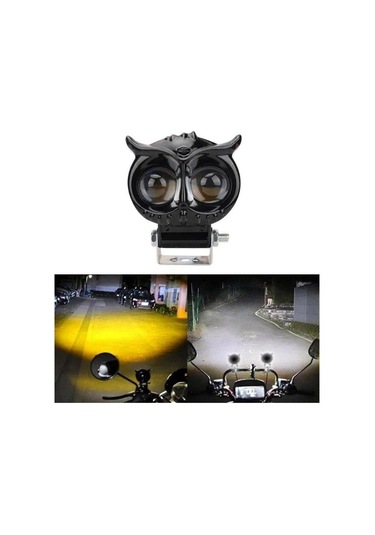 Baykuş Çift Renk Led Aydınlatma Off Road Motorsiklet 1 Adet