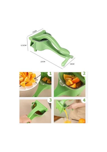 Manuel Plastik Meyve Portakal Karpuz Limon Sıkacağı Kollu Sebze S