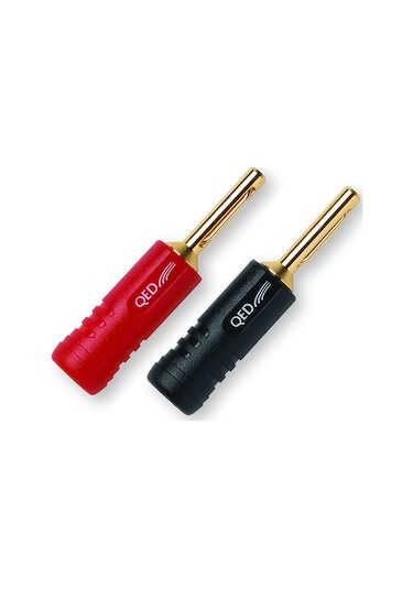 Qed Qe-1870 Screwloc Abs 4Mm Banana 1 Kırmızı + 1 Siyah