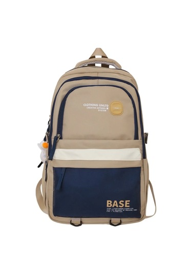 Invıma Gençler İçin Tekstil Şehir Okul Sırt Çantası 431110092 Kahverengi