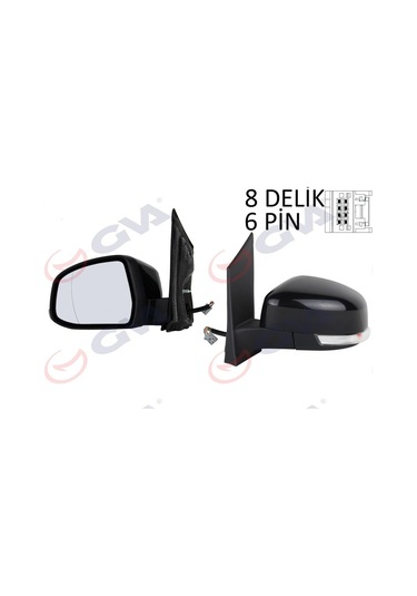 Dış Dikiz Aynası Elektriklı Isıtmalı Sol Sınyallı Focus 08 Vm-6304eha