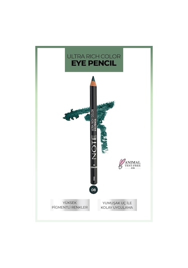 Note Cosmetique Ultra Rich Color Göz Kalemi 08 Deep Forest - Koyu Yeşil