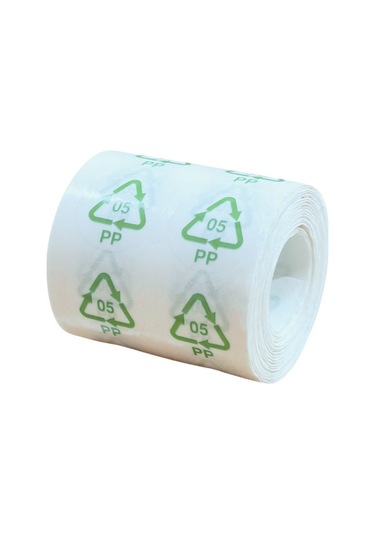 Örenler Plastik 20 Çap Geri Dönüşüm Etiketi 1.000'li Rulo Pp 05 Yeşil Tek