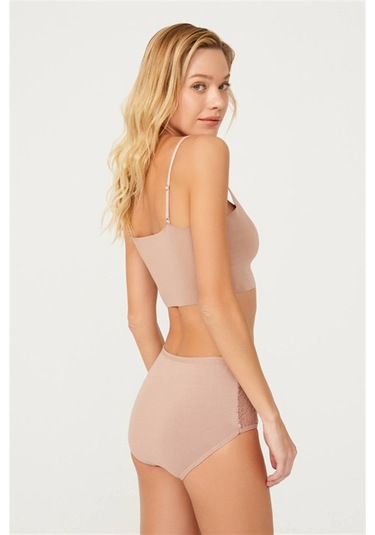 Dantel Detaylı Klasik Pamuklu Bato Külot 5'li Paket Çok Renkli 2 Çok Renkli