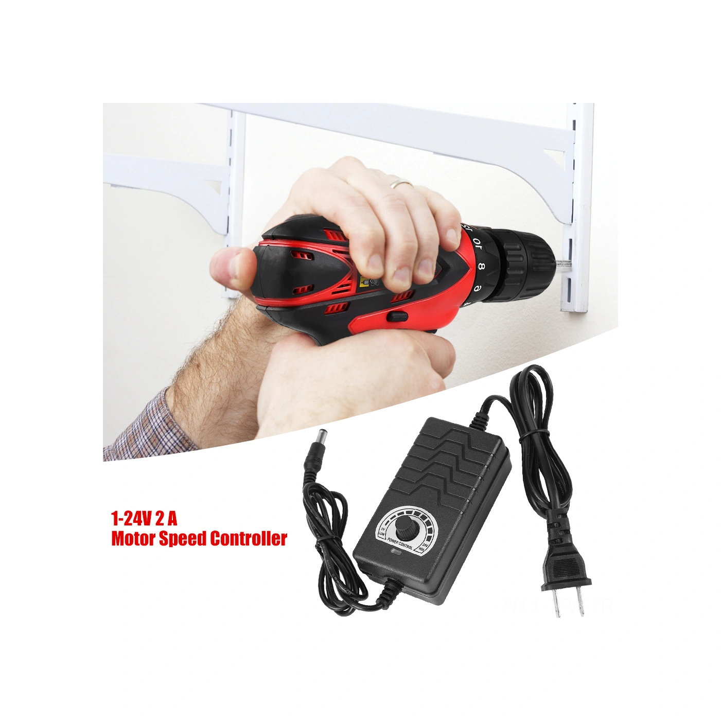 Tenfowee 100-240v Abd Tipi 1-24v 2a Hızlı Şarjlı, Aşırı Gerilim Ve Akım Korumalı, Led, Monitör, Elektrikli Matkap Uyumlu Ac/dc Adaptörü