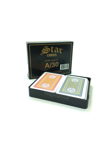 Star A-30 2 Deste İskambil Oyun Kağıdı A-k-q-j