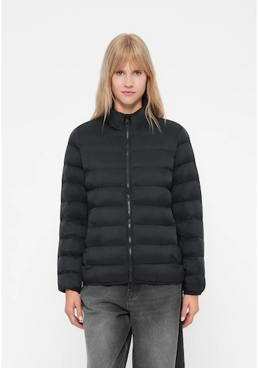 Little Big Ltb Denoso Kadın Şişme Mont 11264400425048 Siyah